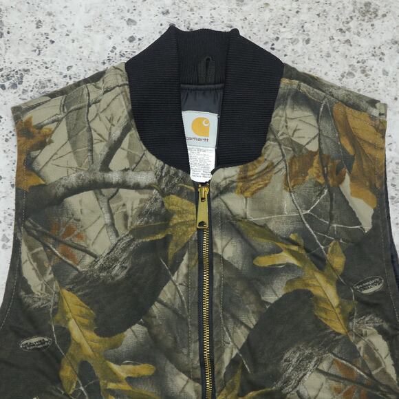 NWOT Vintage Carhartt V20 CMO Realtree Camo Hunting Vest Size Medium - Picture 7 of 10